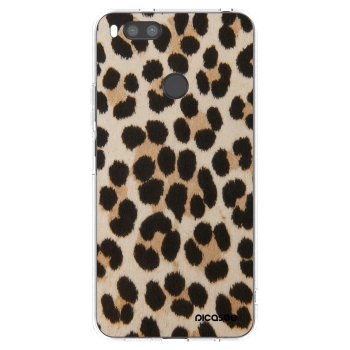 Picasee átlátszó szilikon tok az alábbi mobiltelefonokra Xiaomi Redmi A1 - Brown Tiger