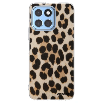 Picasee átlátszó szilikon tok az alábbi mobiltelefonokra Honor X8 5G - Brown Tiger