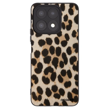 Picasee fekete szilikon tok az alábbi mobiltelefonokra Honor X8a - Brown Tiger