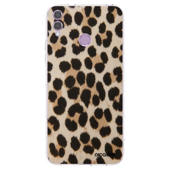 Picasee átlátszó szilikon tok az alábbi mobiltelefonokra Honor 8X - Brown Tiger