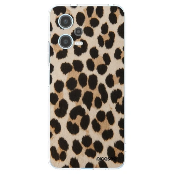 Picasee átlátszó szilikon tok az alábbi mobiltelefonokra Xiaomi Redmi Note 12 5G - Brown Tiger