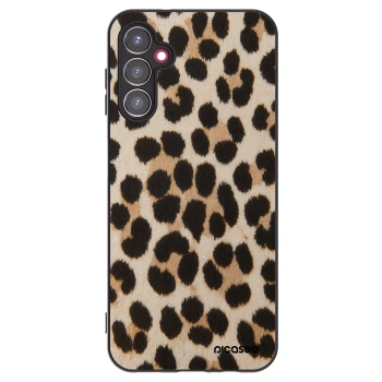 Picasee fekete szilikon tok az alábbi mobiltelefonokra Samsung Galaxy A14 5G A146P - Brown Tiger