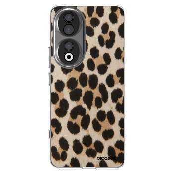 Picasee átlátszó szilikon tok az alábbi mobiltelefonokra Honor 90 5G - Brown Tiger