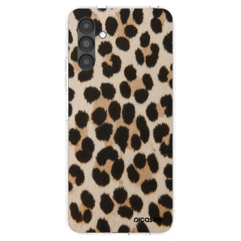 Picasee átlátszó szilikon tok az alábbi mobiltelefonokra Samsung Galaxy A04s A047F - Brown Tiger