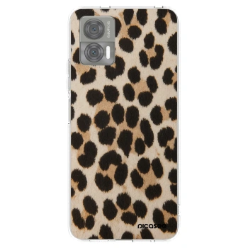 Picasee átlátszó szilikon tok az alábbi mobiltelefonokra Motorola Edge 30 Neo - Brown Tiger