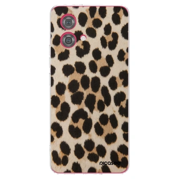 Picasee átlátszó szilikon tok az alábbi mobiltelefonokra Motorola Moto G84 5G - Brown Tiger
