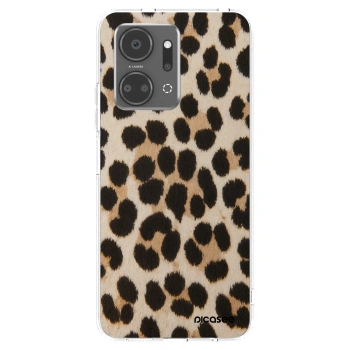 Picasee átlátszó szilikon tok az alábbi mobiltelefonokra Honor X7a - Brown Tiger