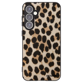Picasee fekete szilikon tok az alábbi mobiltelefonokra Samsung Galaxy S23 FE S711B - Brown Tiger