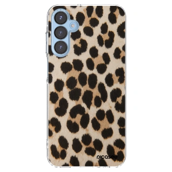 Picasee átlátszó szilikon tok az alábbi mobiltelefonokra Samsung Galaxy A15 A156B 5G - Brown Tiger