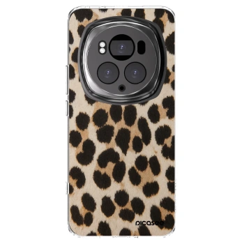 Picasee átlátszó szilikon tok az alábbi mobiltelefonokra Honor Magic6 Pro - Brown Tiger