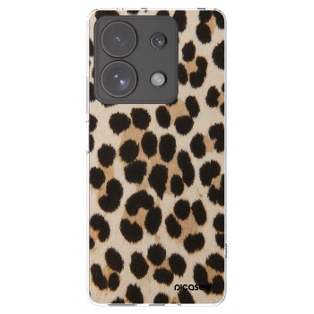 Picasee átlátszó szilikon tok az alábbi mobiltelefonokra Xiaomi Redmi Note 13 Pro 4G - Brown Tiger