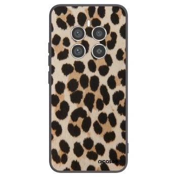 Picasee fekete szilikon tok az alábbi mobiltelefonokra Realme 12 Pro 5G - Brown Tiger