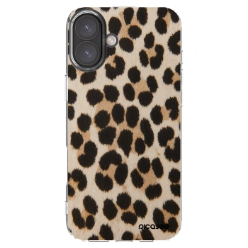 Picasee átlátszó szilikon tok az alábbi mobiltelefonokra Apple iPhone 16 Plus - Brown Tiger