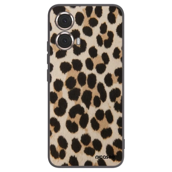 Picasee fekete szilikon tok az alábbi mobiltelefonokra Motorola Moto G85 - Brown Tiger