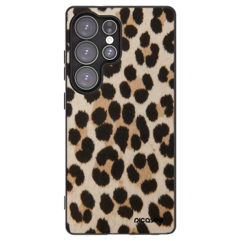 Picasee fekete szilikon tok az alábbi mobiltelefonokra Samsung Galaxy S25 Ultra 5G - Brown Tiger