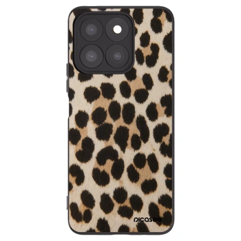 Picasee fekete szilikon tok az alábbi mobiltelefonokra Honor X8c - Brown Tiger