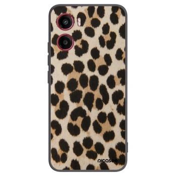 Picasee fekete szilikon tok az alábbi mobiltelefonokra Motorola Moto G05 - Brown Tiger