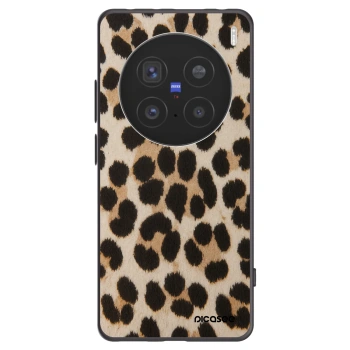 Picasee fekete szilikon tok az alábbi mobiltelefonokra Vivo X200 Pro - Brown Tiger