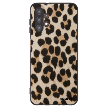Picasee fekete szilikon tok az alábbi mobiltelefonokra Samsung Galaxy A13 5G - Brown Tiger