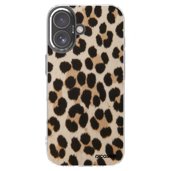 Picasee átlátszó szilikon tok az alábbi mobiltelefonokra Apple iPhone 17 - Brown Tiger