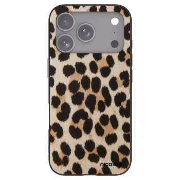 Picasee fekete szilikon tok az alábbi mobiltelefonokra Apple iPhone 17 Pro - Brown Tiger