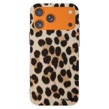 Picasee átlátszó szilikon tok az alábbi mobiltelefonokra Apple iPhone 17 Pro Max - Brown Tiger