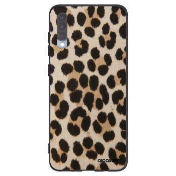 Picasee fekete szilikon tok az alábbi mobiltelefonokra Samsung Galaxy A70 A705F - Brown Tiger