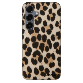 Szilikon tok erre a típusra Samsung Galaxy S25 5G - Brown Tiger