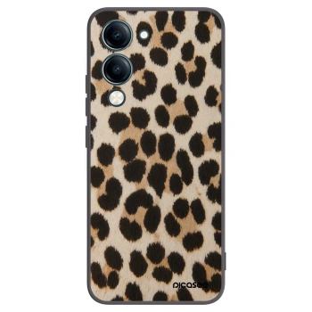 Picasee fekete szilikon tok az alábbi mobiltelefonokra Vivo Y29s 5G - Brown Tiger