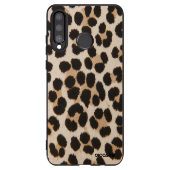 Picasee fekete szilikon tok az alábbi mobiltelefonokra Huawei P30 Lite - Brown Tiger