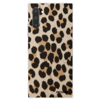 Picasee átlátszó szilikon tok az alábbi mobiltelefonokra Samsung Galaxy Note 10 N970F - Brown Tiger