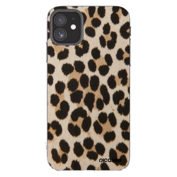 Picasee átlátszó szilikon tok az alábbi mobiltelefonokra Apple iPhone 11 - Brown Tiger
