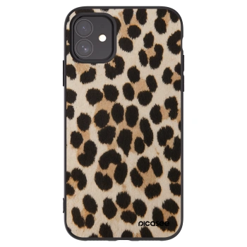 Picasee fekete szilikon tok az alábbi mobiltelefonokra Apple iPhone 11 - Brown Tiger