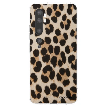 Picasee átlátszó szilikon tok az alábbi mobiltelefonokra Xiaomi Mi Note 10 (Pro) - Brown Tiger