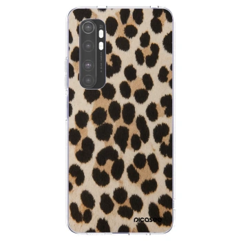 Picasee átlátszó szilikon tok az alábbi mobiltelefonokra Xiaomi Mi Note 10 Lite - Brown Tiger