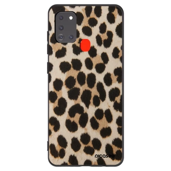 Picasee fekete szilikon tok az alábbi mobiltelefonokra Samsung Galaxy A21s - Brown Tiger