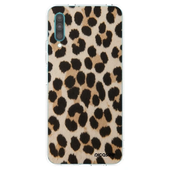 Picasee átlátszó szilikon tok az alábbi mobiltelefonokra Samsung Galaxy A30s A307F - Brown Tiger
