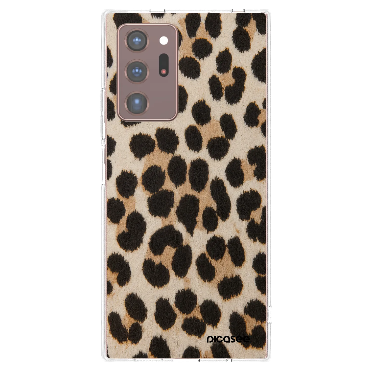 Picasee átlátszó szilikon tok az alábbi mobiltelefonokra Samsung Galaxy Note 20 Ultra - Brown Tiger