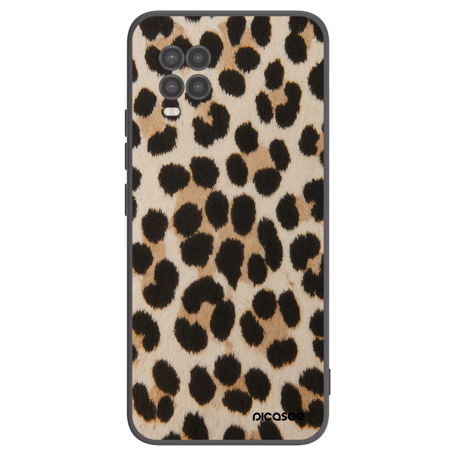 Picasee fekete szilikon tok az alábbi mobiltelefonokra Xiaomi Mi 10 Lite - Brown Tiger