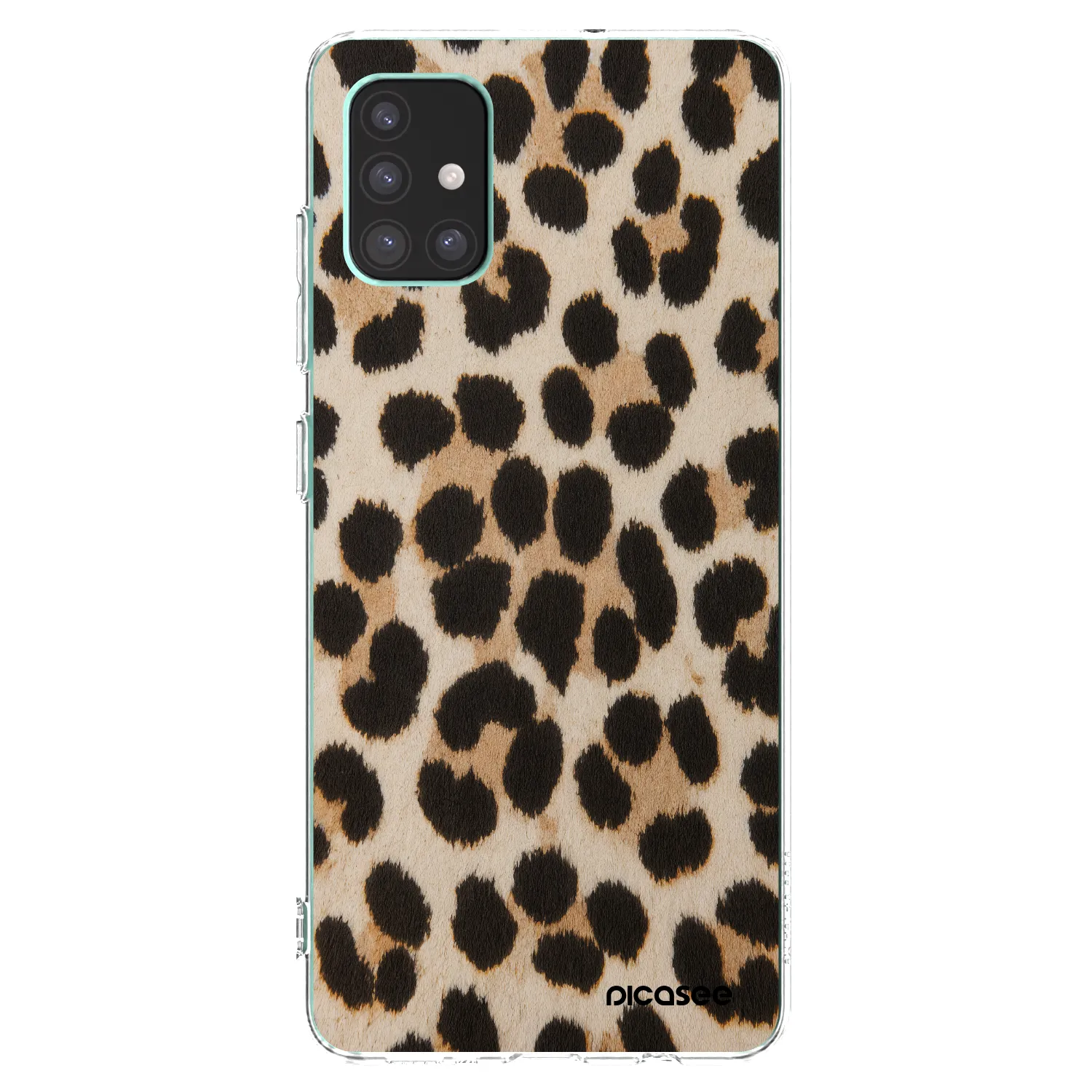 Picasee átlátszó szilikon tok az alábbi mobiltelefonokra Samsung Galaxy M51 M515F - Brown Tiger
