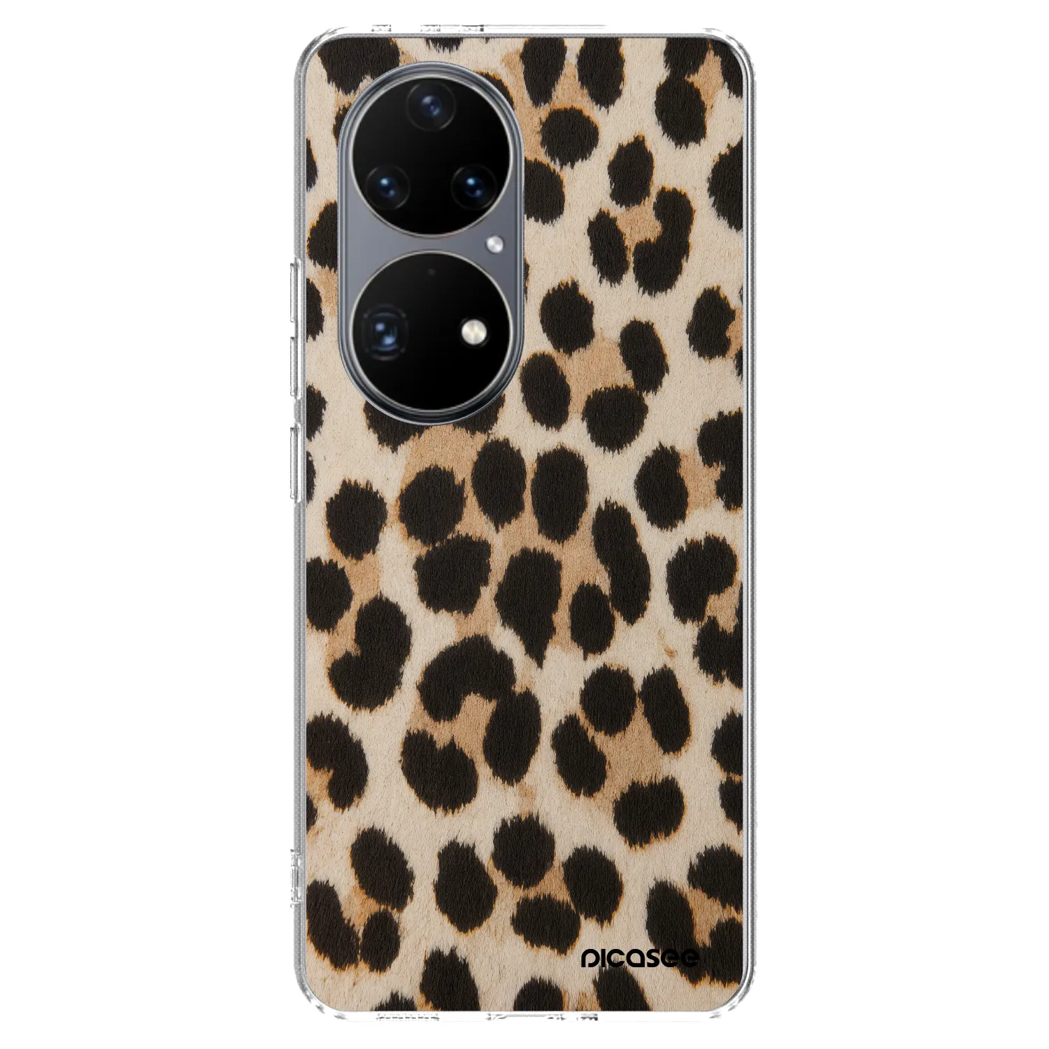 Picasee átlátszó szilikon tok az alábbi mobiltelefonokra Huawei P50 - Brown Tiger