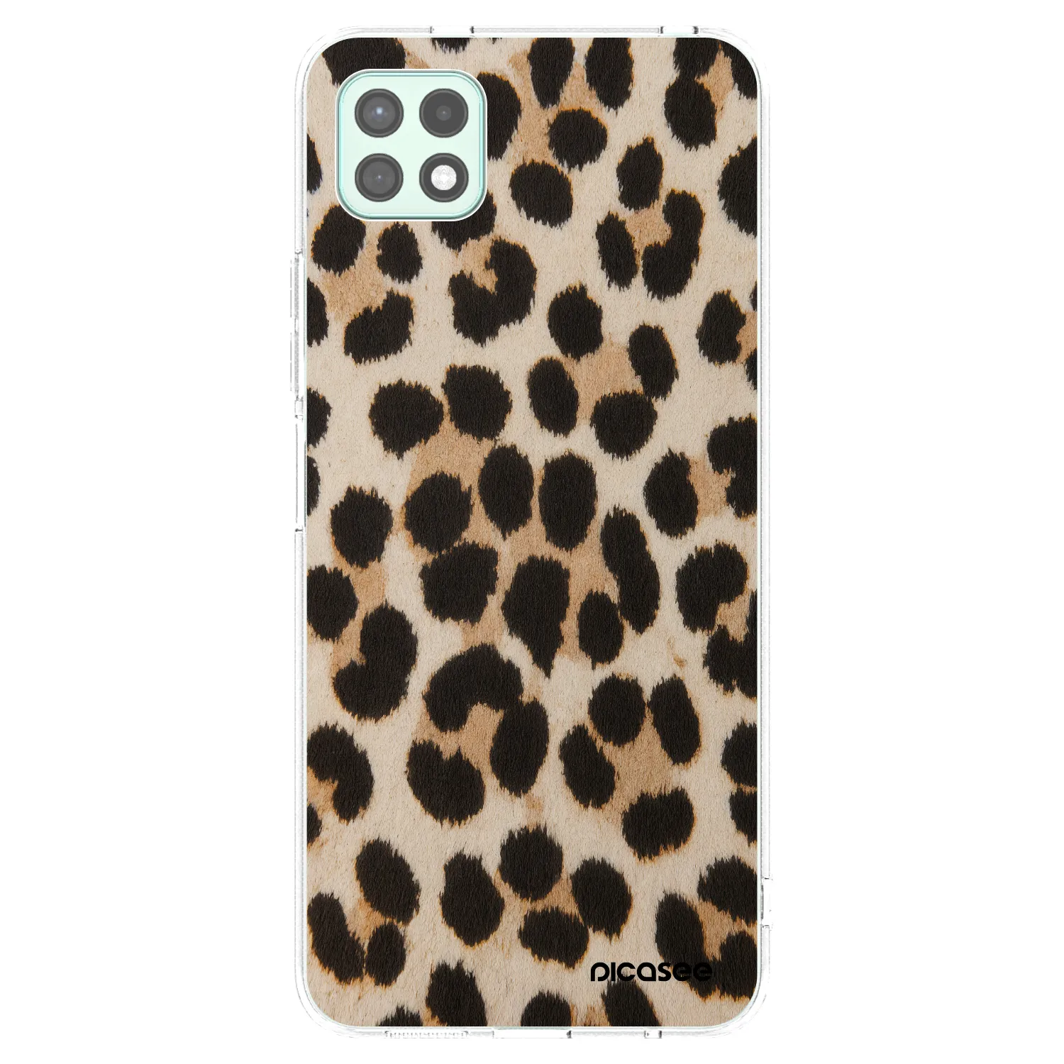 Picasee átlátszó szilikon tok az alábbi mobiltelefonokra Samsung Galaxy A22 A226B 5G - Brown Tiger