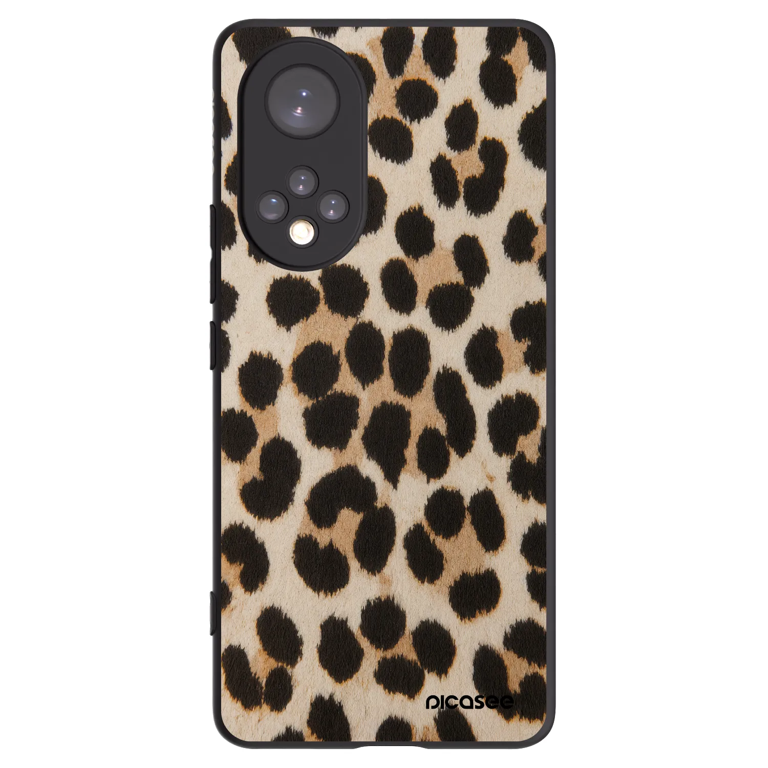 Picasee fekete szilikon tok az alábbi mobiltelefonokra Honor 50 5G - Brown Tiger