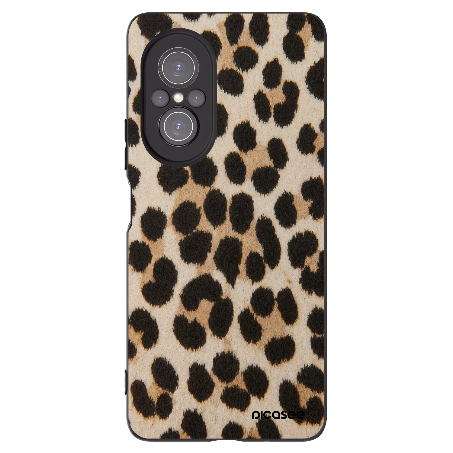 Picasee fekete szilikon tok az alábbi mobiltelefonokra Huawei Nova 9 SE - Brown Tiger