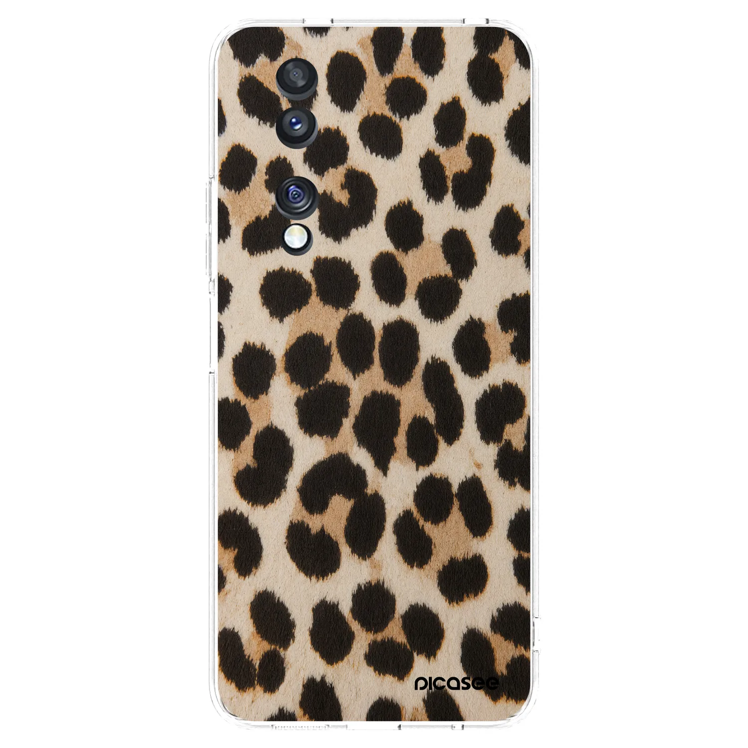 Picasee átlátszó szilikon tok az alábbi mobiltelefonokra Honor 70 - Brown Tiger