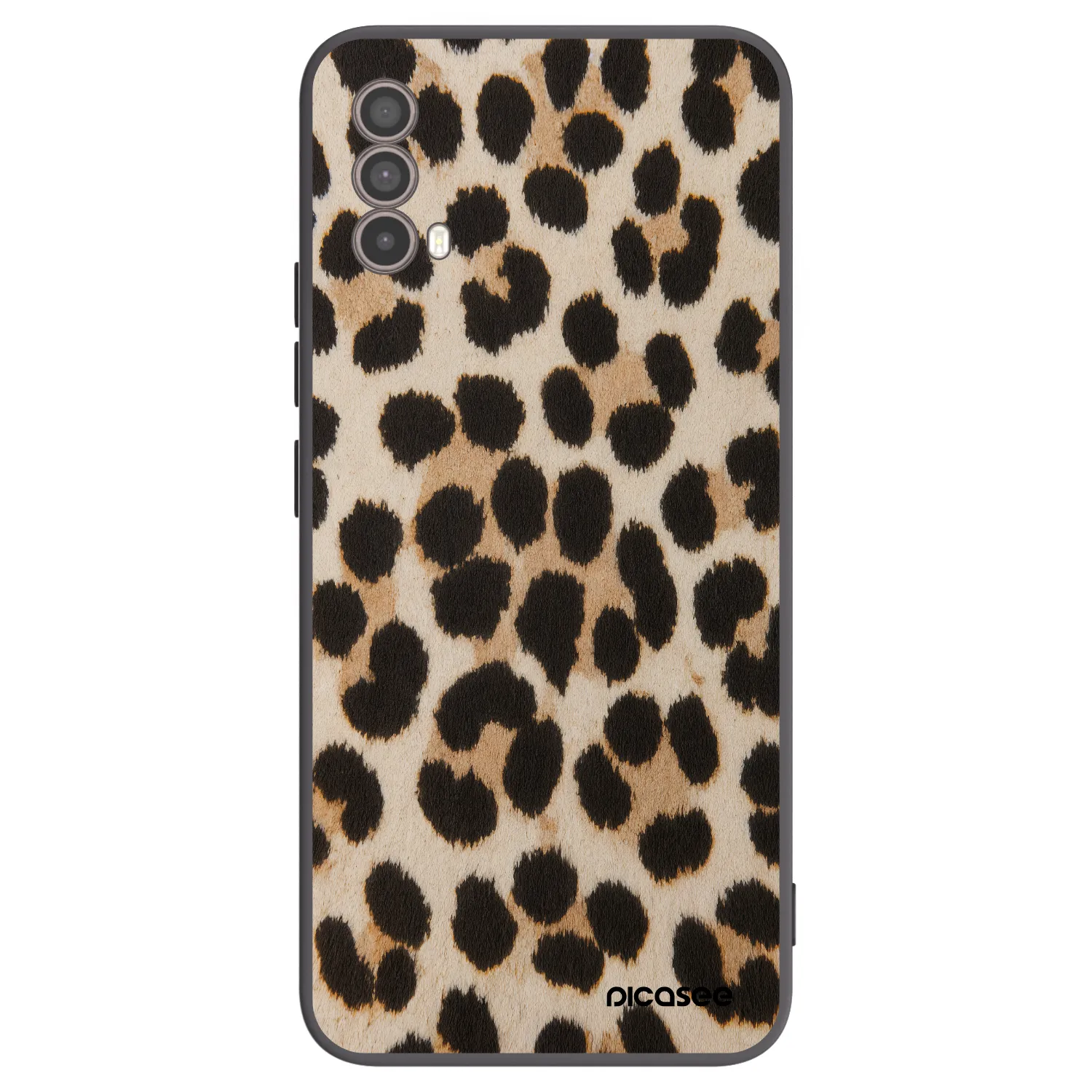 Picasee fekete szilikon tok az alábbi mobiltelefonokra Motorola Moto E40 - Brown Tiger
