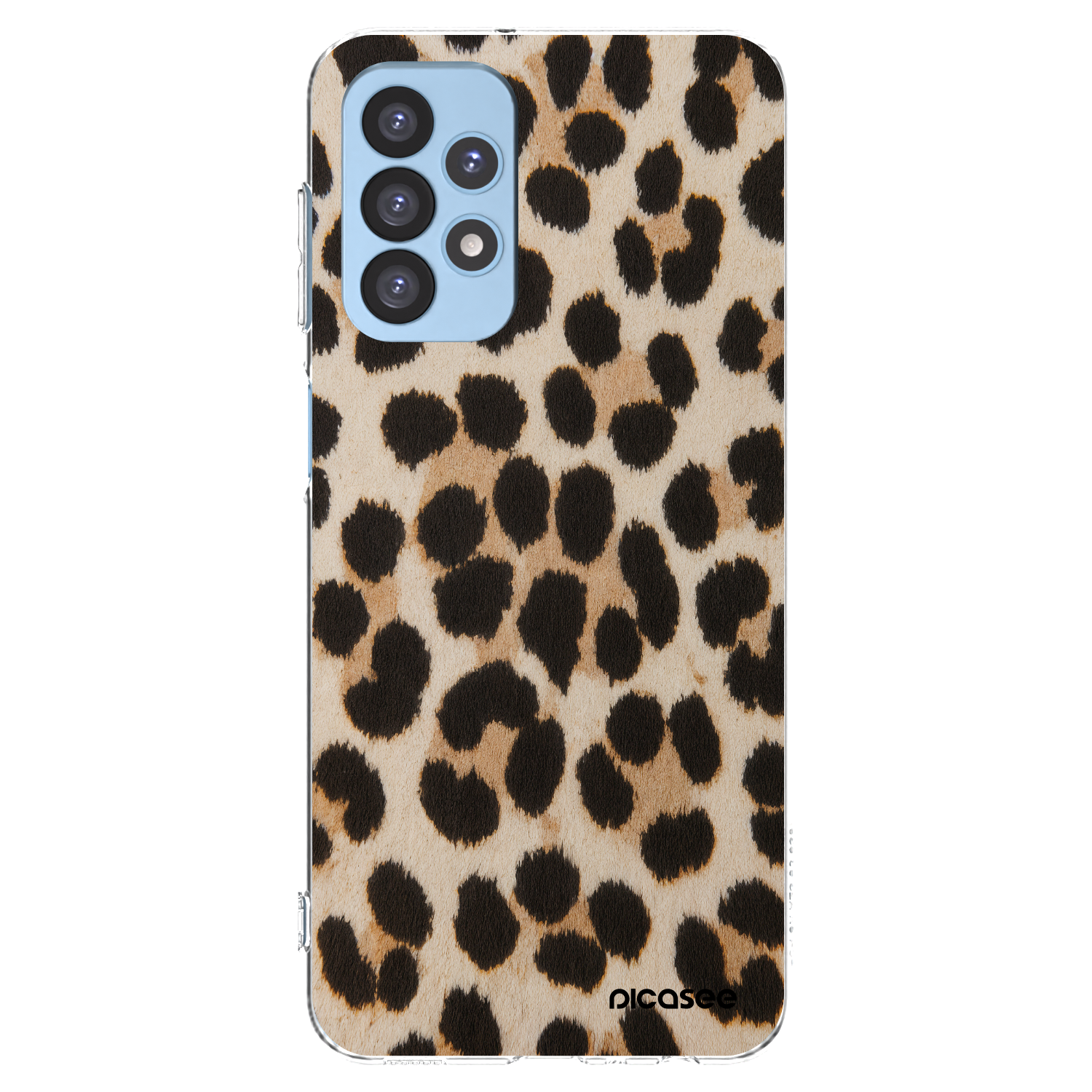 Picasee átlátszó szilikon tok az alábbi mobiltelefonokra Samsung Galaxy A23 A235F 4G - Brown Tiger