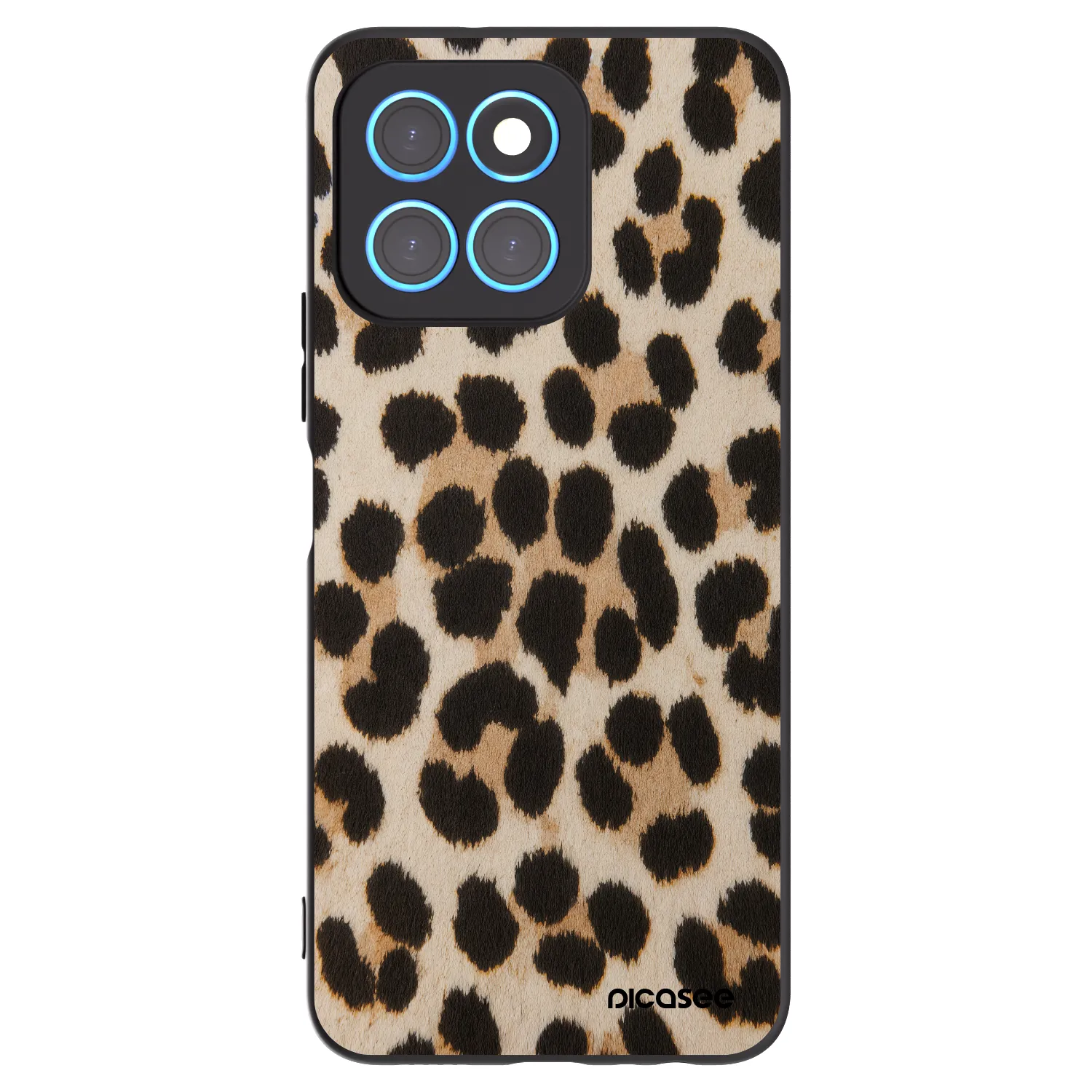 Picasee fekete szilikon tok az alábbi mobiltelefonokra Honor X8 5G - Brown Tiger