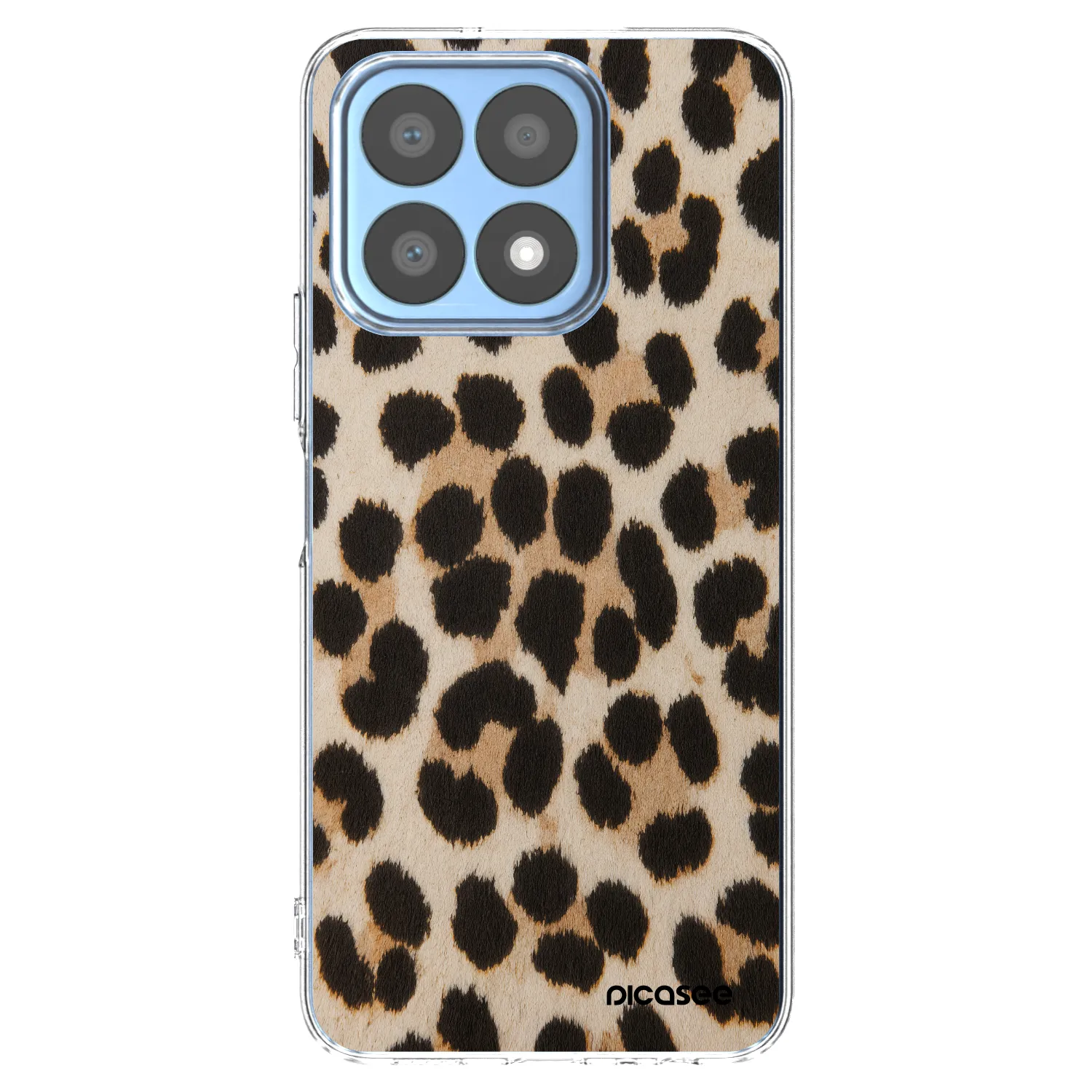 Picasee átlátszó szilikon tok az alábbi mobiltelefonokra Honor X8a - Brown Tiger