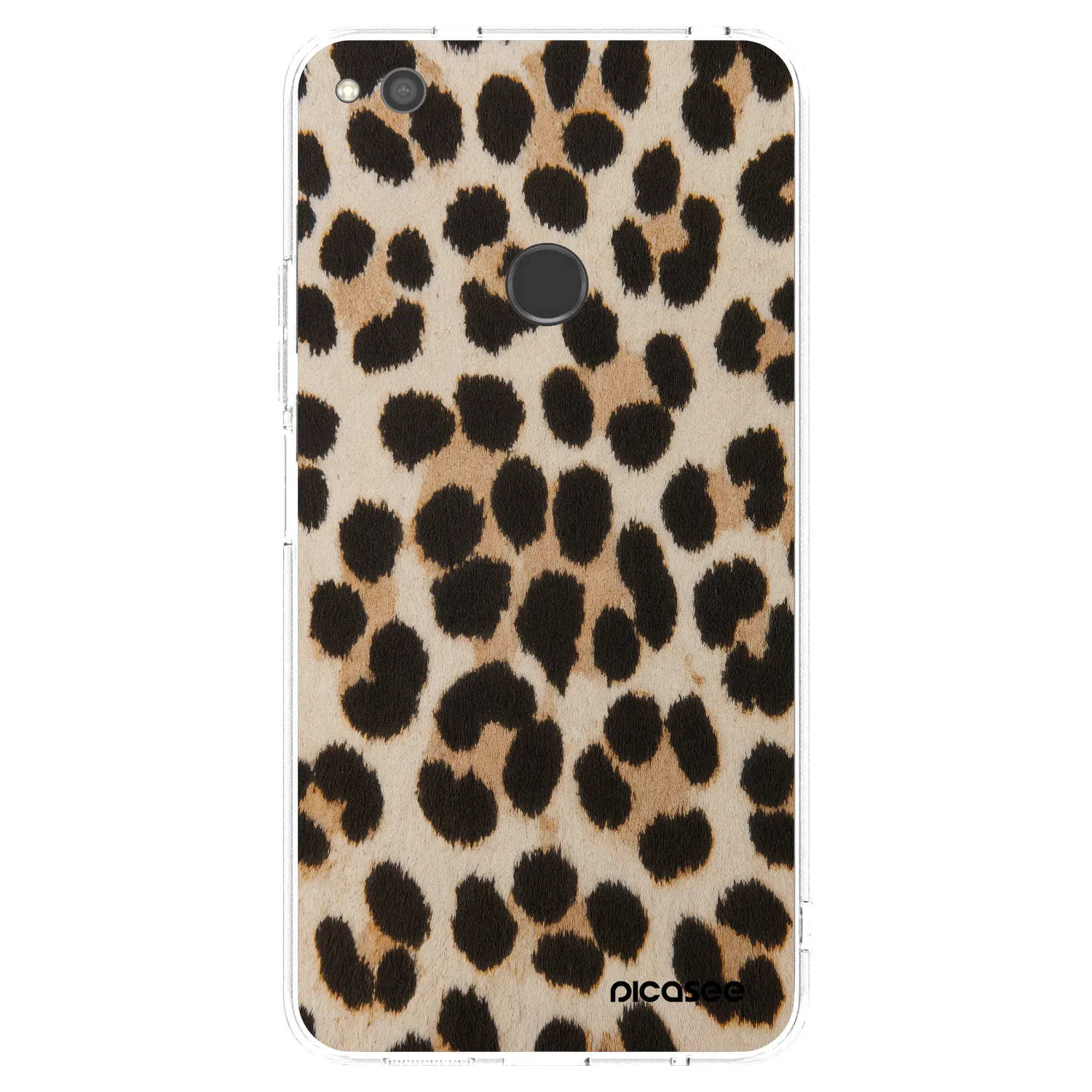 Picasee átlátszó szilikon tok az alábbi mobiltelefonokra Huawei P9 Lite 2017 - Brown Tiger